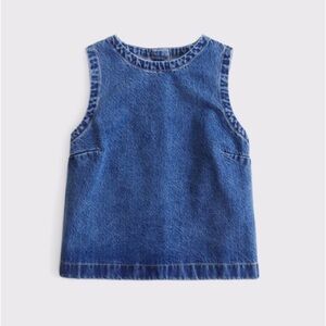 NWT Abercrombie denim shell top!!